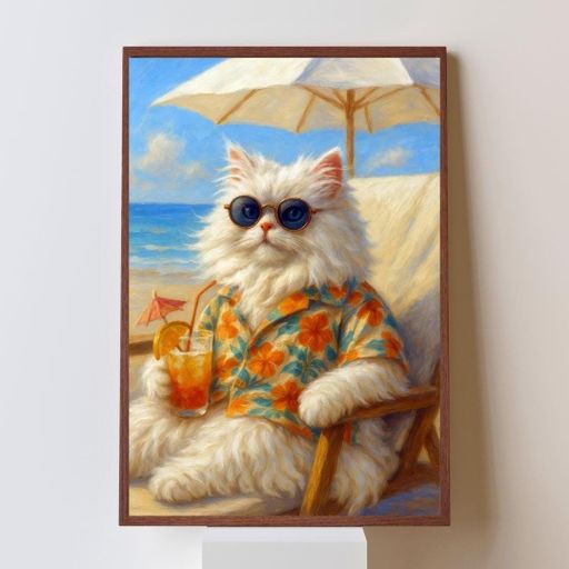 Custom Summer Pet Portrait Personalized