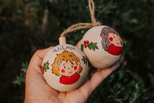 Personalized Portrait Christmas Bauble