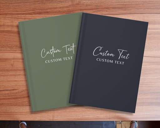 Personalized Notebook Custom Text