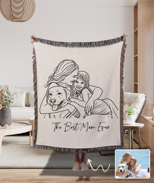 Custom Photo Blanket with Personalized