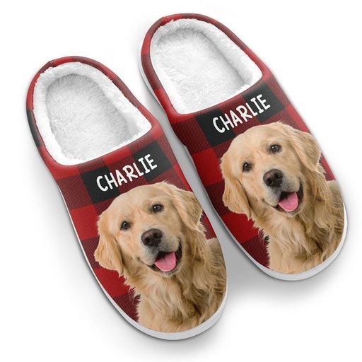 Custom Photo Pet Fluffy Slippers
